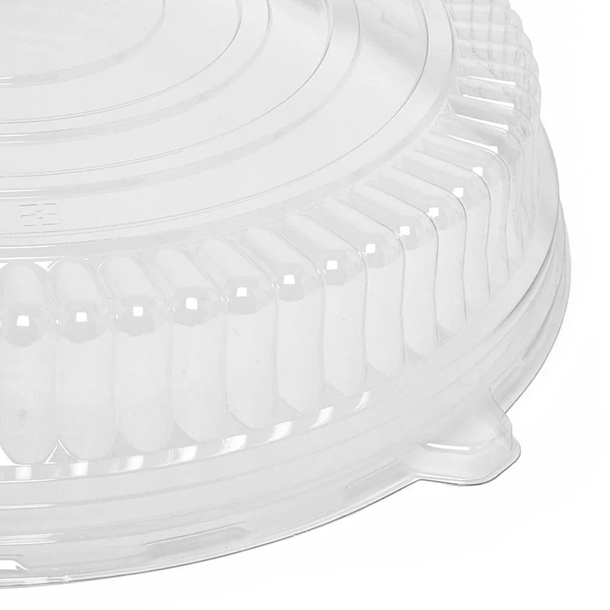 25 Pieces Round Pet Dome Lids Perfect Fit for 12" Platters