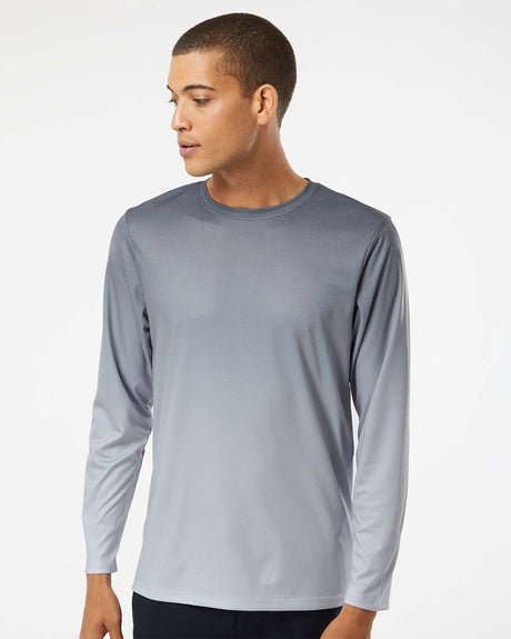 Paragon® Performance Pin Dot Slim Fit Crewneck Long Sleeve T-Shirt