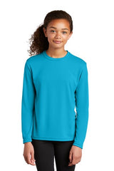 Sport-Tek® Crewneck Long Sleeve T-Shirt for Youth