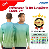 Paragon® Performance Pin Dot Slim Fit Crewneck Long Sleeve T-Shirt
