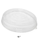 25 Pieces Round Pet Dome Lids Compatible with 18" Platters