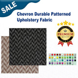 1 Yard Chevron Durable Patterned Upholstery Fabric