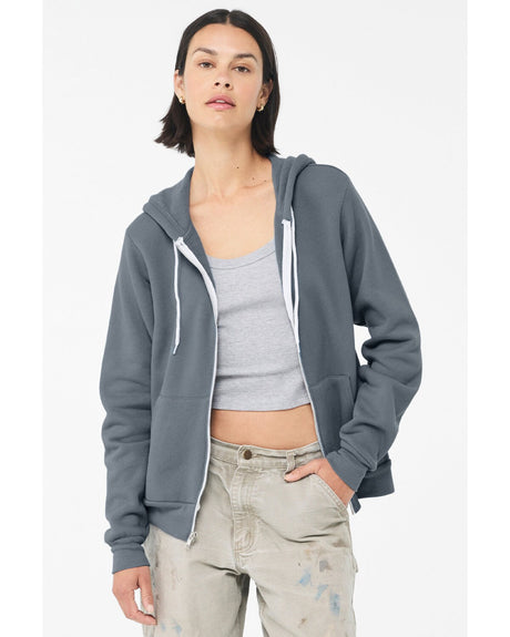 Bella + Canvas® Sponge Fleece Full-Zip Hoodie Sweatshirt