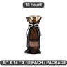 Stylish Bow Tie Organza Wine Bag 6" x 14"