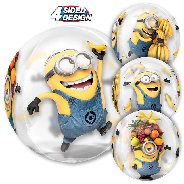 Foil Balloon Despicable Me Minions Orbz 16 Inch