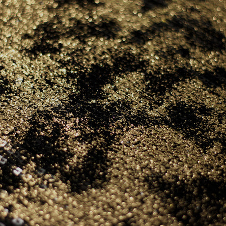 Dusted Sequins Nylon Spandex Fabric - Purple Black/Silver Black/Gold Black/Red Black, Round Sequins, 52/54" Width (1 Yard)