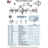 Worm Gear Washer For Hobart Slicers OEM # WS-8-9 - Pack of 5