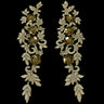 Beaded Corded Floral 3D Lace Applique