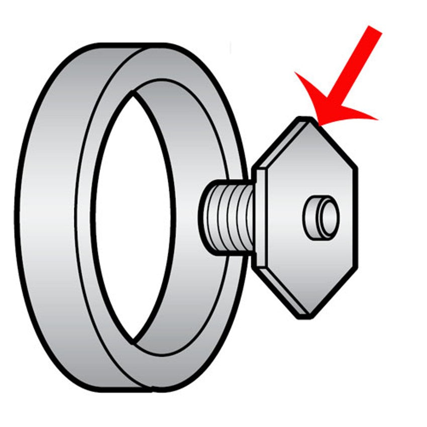 Knife Screw and Plug Assembly for Hobart Slicers OEM # 73356