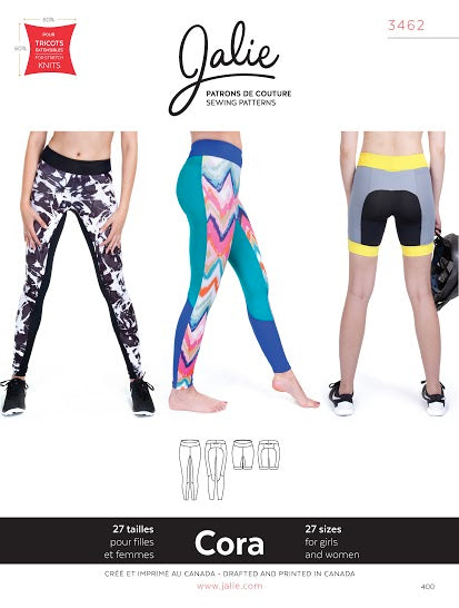 Sewing Pattern Cora Leggings by Jalie