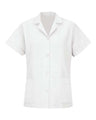 Women's Loose Fit Short Sleeve Button Smock