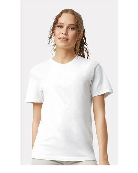 Camiseta Pesada Teñida en Prenda Unisex
