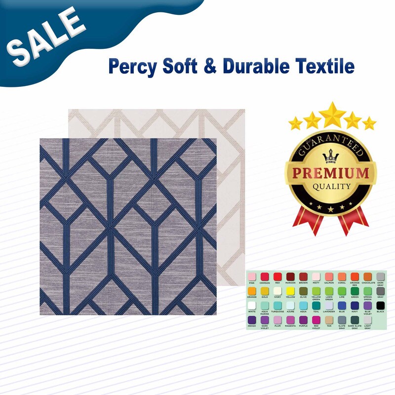 1 Yard Percy Soft &amp; Durable Textile 55" Width