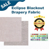 1 Yard Eclipse Blackout Drapery Fabric