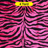 Zebra Flocking Taffeta Flocking Velvet Zebra Fabric 60" Wide