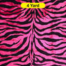Zebra Flocking Taffeta Flocking Velvet Zebra Fabric 60" Wide