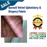 1 Yard Burnell Velvet Upholstery & Drapery Fabric