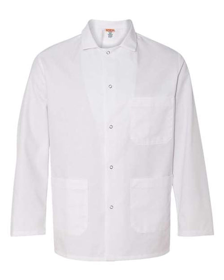 Chef Designs Gripper Front Short Butcher Coat