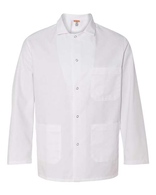 Chef Designs Gripper Front Short Butcher Coat