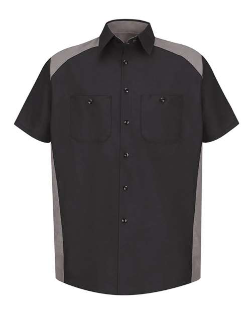Red Kap Men's Short Sleeve Motorsports Shirt