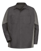 Red Kap Men's Long Sleeve Automotive Crew Shirt