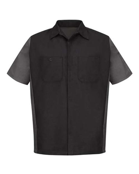 Red Kap Men's Short Sleeve Automotive Crew Shirt