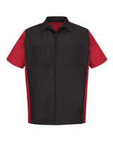 Red Kap Men's Short Sleeve Automotive Crew Shirt