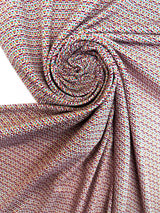Polyamide Elastane Knitted Fabric Abstract Multicolour