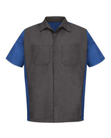 Red Kap Men's Short Sleeve Automotive Crew Shirt