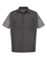 Red Kap Men's Short Sleeve Automotive Crew Shirt