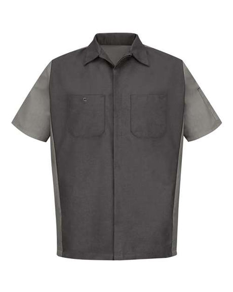 Red Kap Men's Short Sleeve Automotive Crew Shirt