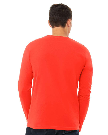 Image 1: Bella Canvas Unisex Jersey Crewneck Long Sleeve TeeImage 2: Soft jersey long sleeve crewneck shirtImage 3: Premium Bella Canvas unisex apparelImage 4: Blank long sleeve tee for custom printingImage 5: Lightweight casual layering shirtImage 6: Comfortable crewneck jersey tee