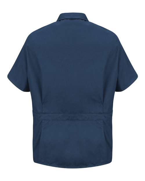 Zip-Front Smock