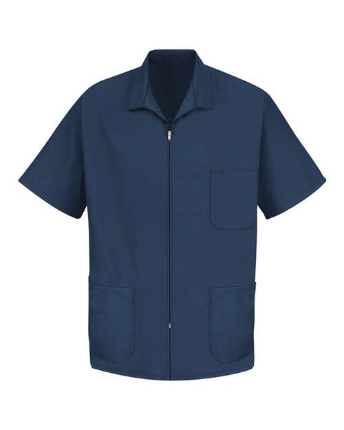 Zip-Front Smock