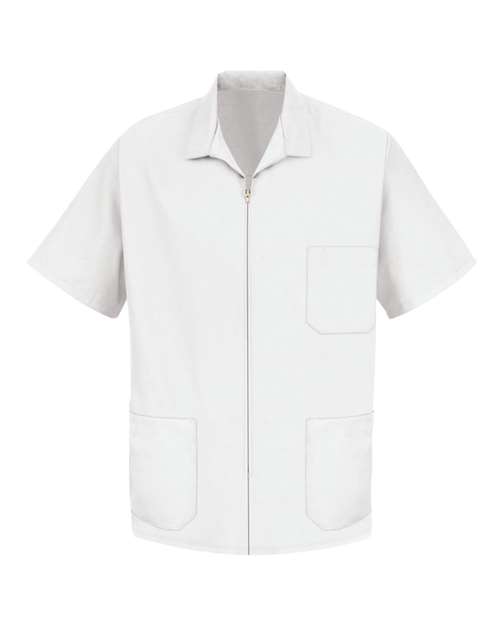 Zip-Front Smock