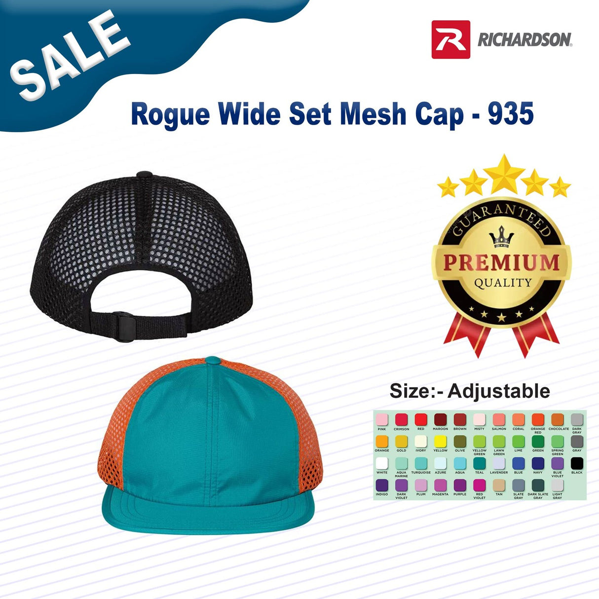 Richardson® Rogue Wide Set Mesh Cap