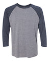 Next Level® Crewneck Triblend Three Quarter Raglan T-Shirt