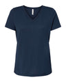 BELLA + CANVAS® Women's Relaxed Triblend Short Sleeve V-Neck Tee