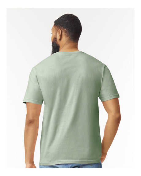 Camiseta con cuello redondo de algodón grueso Gildan | Camiseta unisex duradera