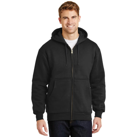 Bayside® Super Heavy Thermal Lined Full Zip Hooded Sweatshirt