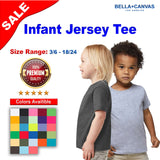 BELLA + CANVAS® Infant Jersey Tee Crewneck Short Sleeve T-Shirt