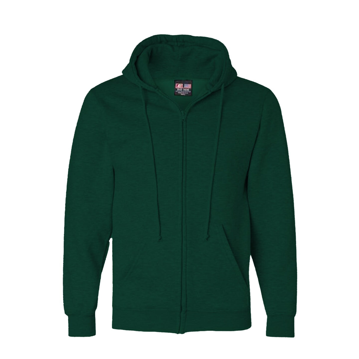Bayside® USA-Made Full-Zip Hooded Sweatshirt