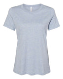 BELLA + CANVAS® Women’s Relaxed Fit Heather CVC Crewneck Short Sleeve T-Shirt