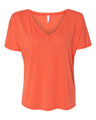 BELLA + CANVAS® Women’s Slouchy Short Sleeve V-Neck Tee