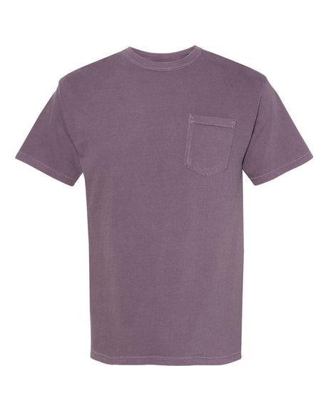 Comfort Colors® Garment-Dyed Heavyweight Crewneck Short Sleeve Pocket T-Shirt