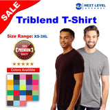 Next Level® Triblend Classic Fit Crewneck Short Sleeve T-Shirt