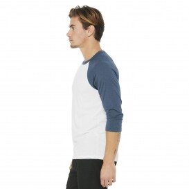 TULTEX® Fine Jersey Raglan Crewneck Three-Quarter Sleeve Tee