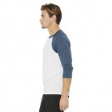 TULTEX® Fine Jersey Raglan Crewneck Three-Quarter Sleeve Tee