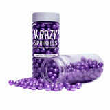 Krazy Sprinkles Purple Pearl 8mm Sprinkle Beads by Bakell