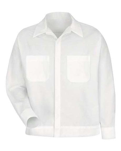 Red Kap Men's Button-Front Shirt Jacket
